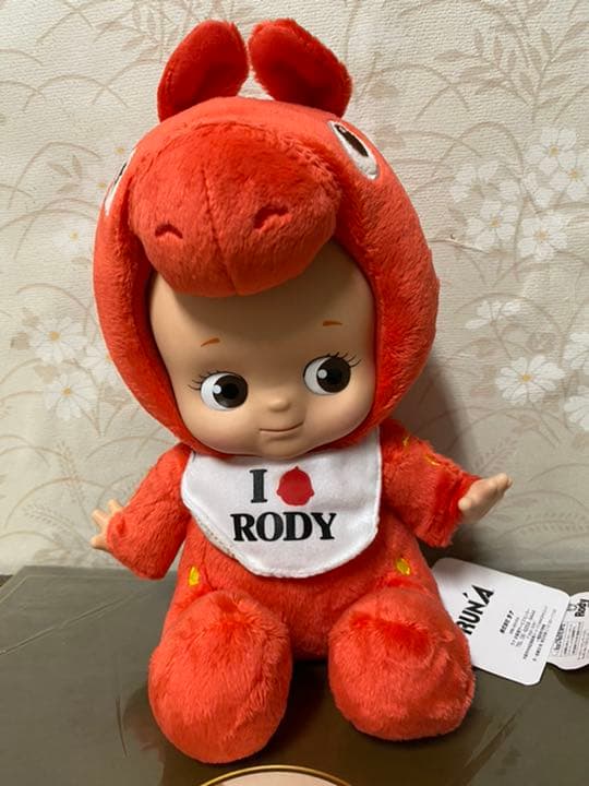 ローズオニールキューピーxXメロディおぁきいぬいぐるみ