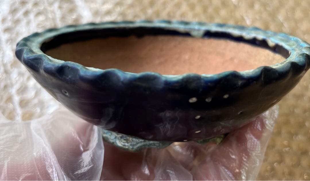 林沐雨 小品 盆栽鉢 レトロ (A7)