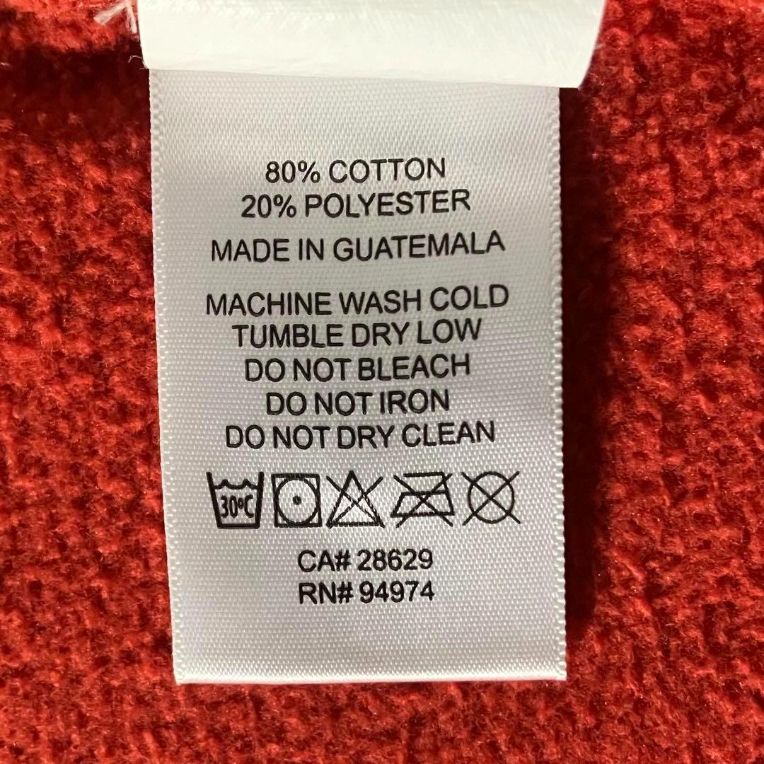 【ステューシー】ショーンフォント スウェットパーカー オレンジ M（実寸L）