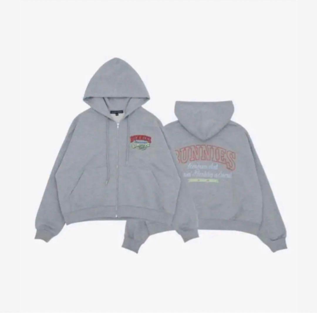 Newjeans BUNNIES CAMP パーカーフーディーセットアップ