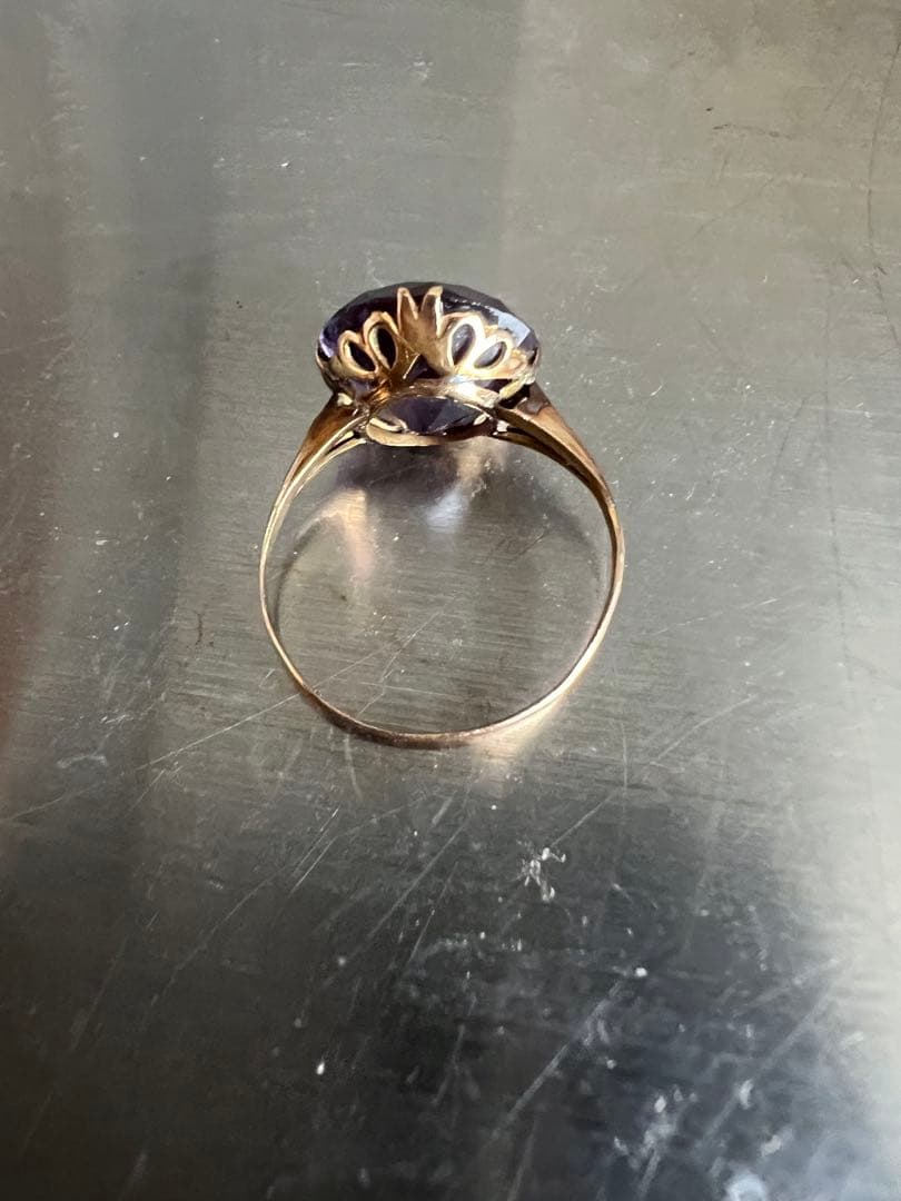 k18 リング　アメジスト