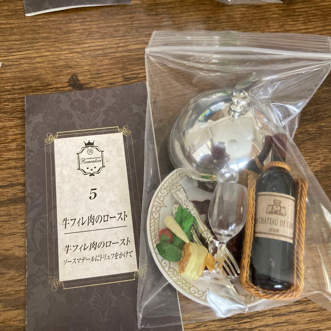 リーメントぷちサンプル三つ星レストランセット1.2.4.5.7.8の6種類