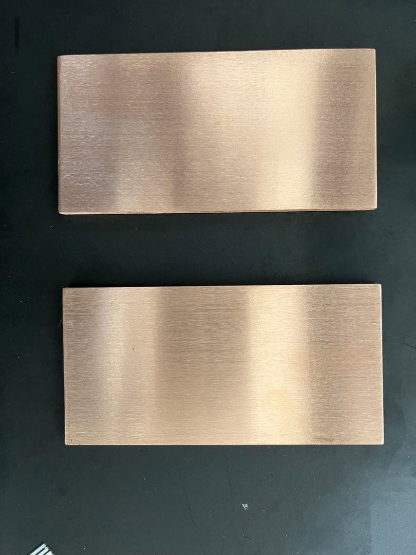 純度保証】純銅バー 地金 インゴッド1ポンドインゴット 3本セット