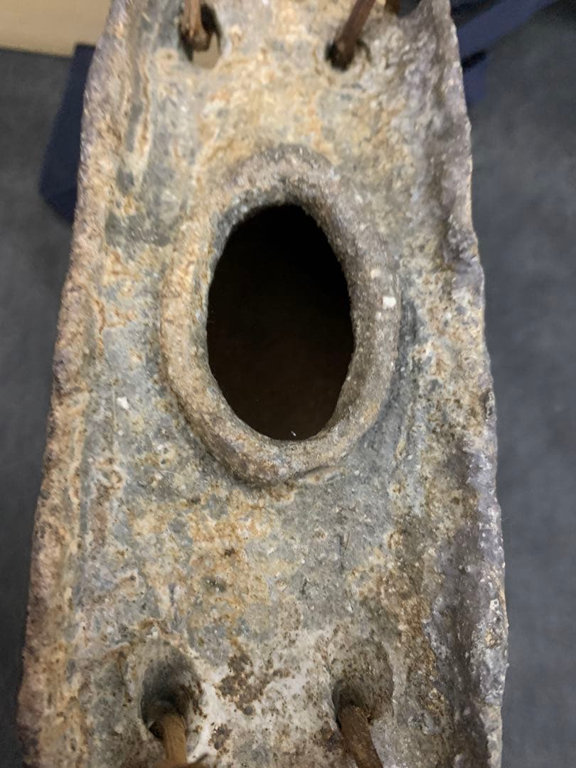 力窯 水垣力 扁壷 花器 花入 土味 栞共箱