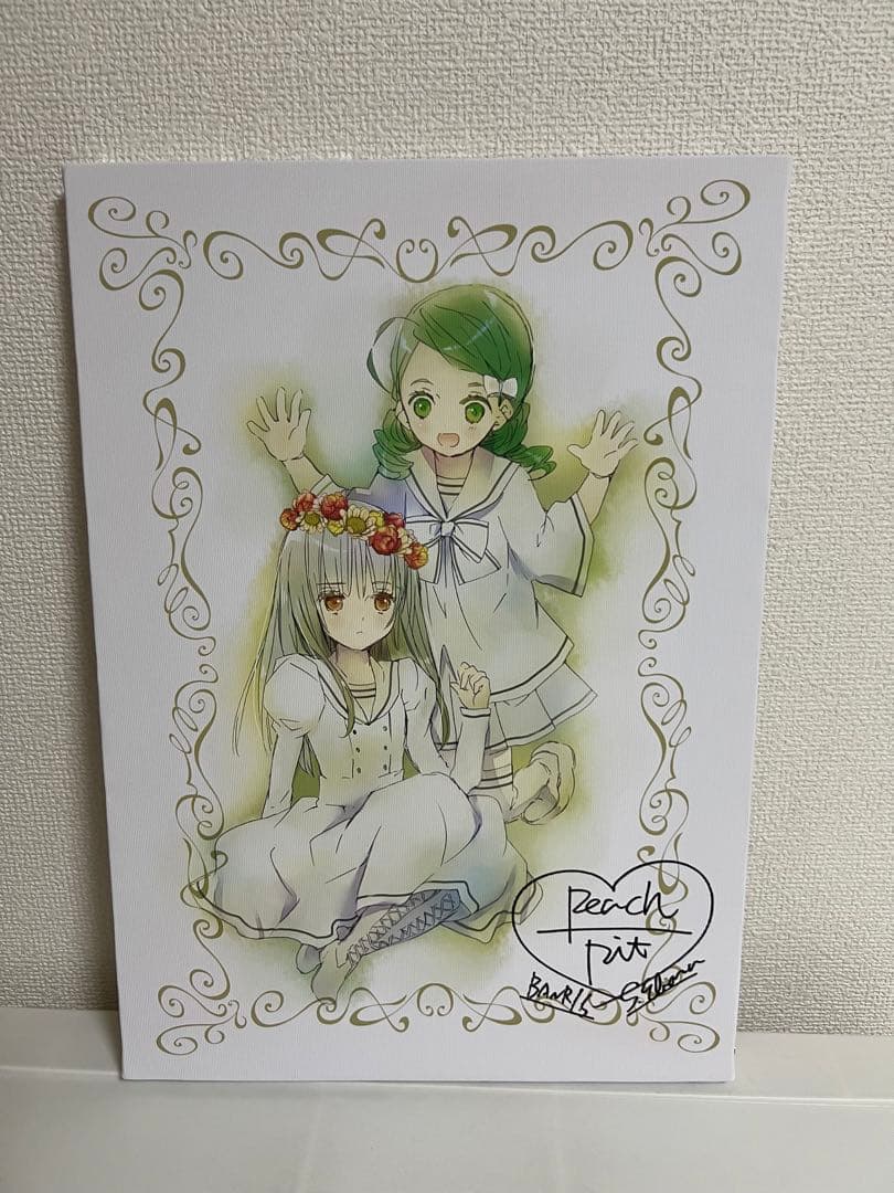 ローゼンメイデン 複製原画ジークレー、 水銀燈 PEACH-PIT 直筆サイン