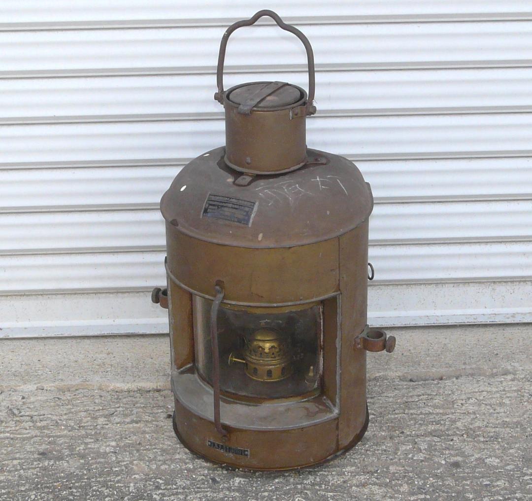 昭和レトロ 日本船燈 オイルランプ