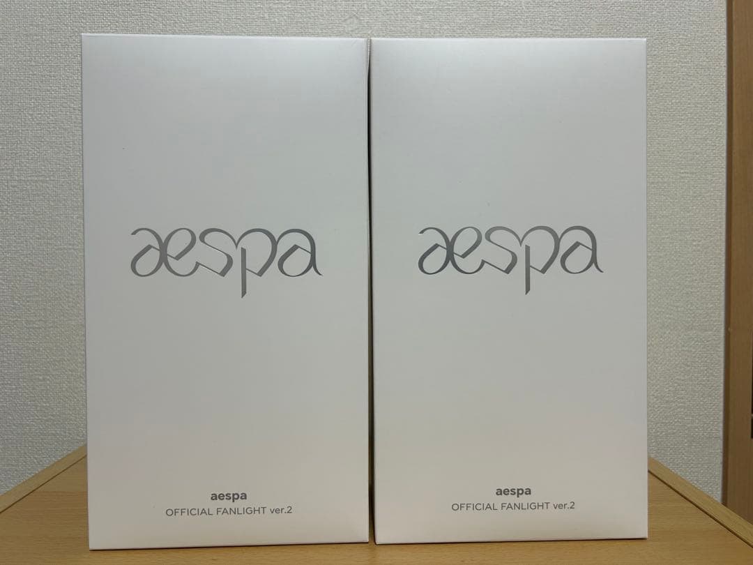 aespa ペンライト2本セット 東京公演間に合います！