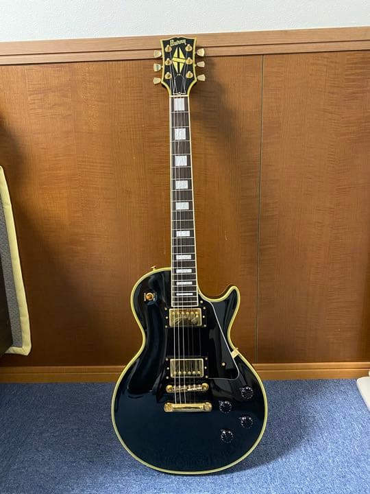 本物 BURNY バーニー 80年代 レスポールカスタム ダイヤモンドインレイ