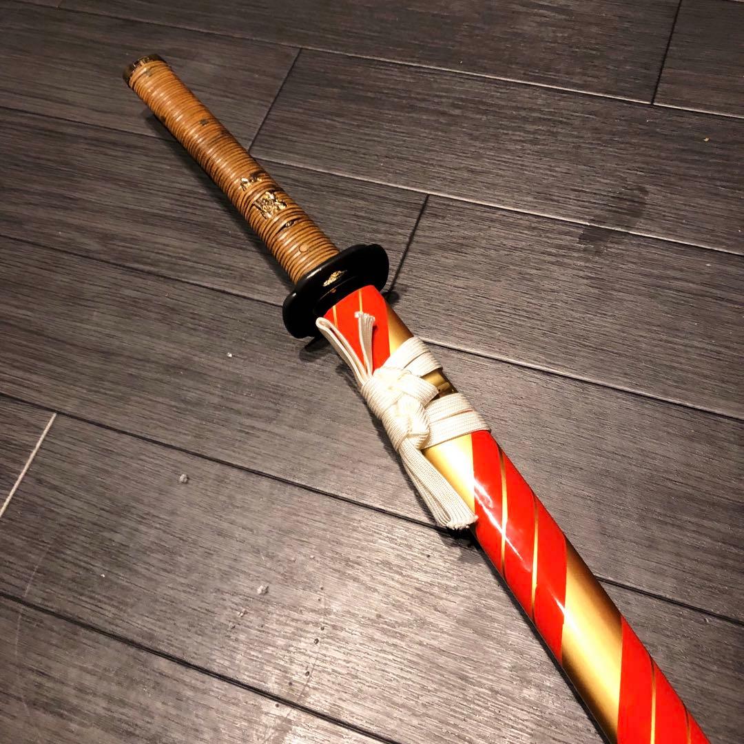 本格模造刀　居合刀　橙拵え　模造刀 日本刀　刀