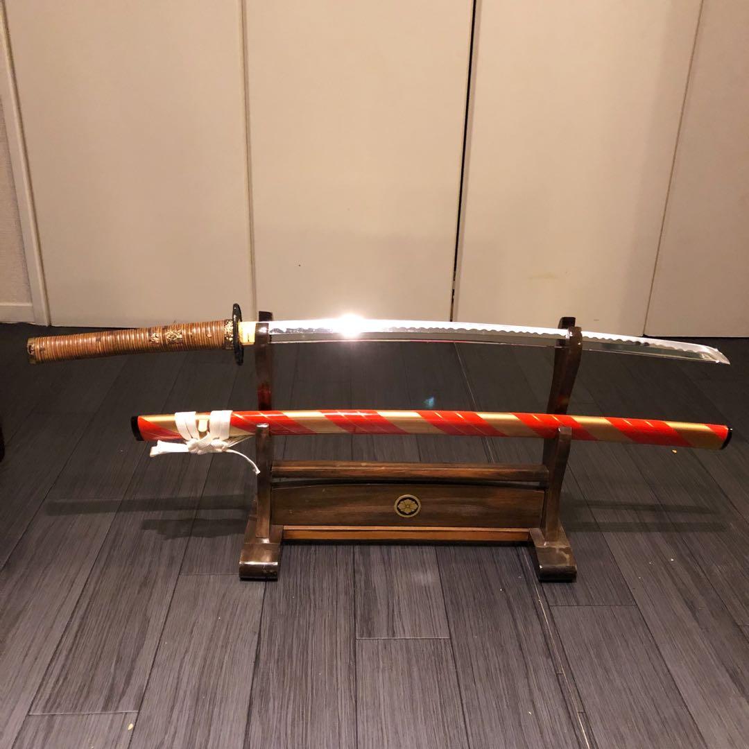 本格模造刀　居合刀　橙拵え　模造刀 日本刀　刀