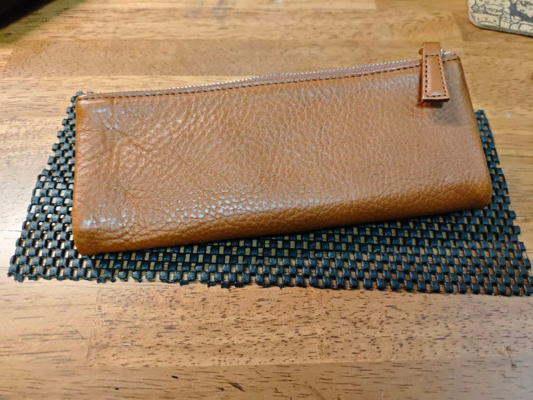 【お値下げ中】Cカンパニー　ルポプリモペンケース　ウイスキー