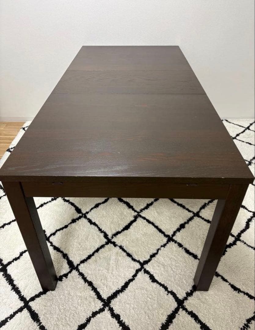 ®️【送料込み】IKEA イケア 伸長式ダイニングテーブル BJURSTA