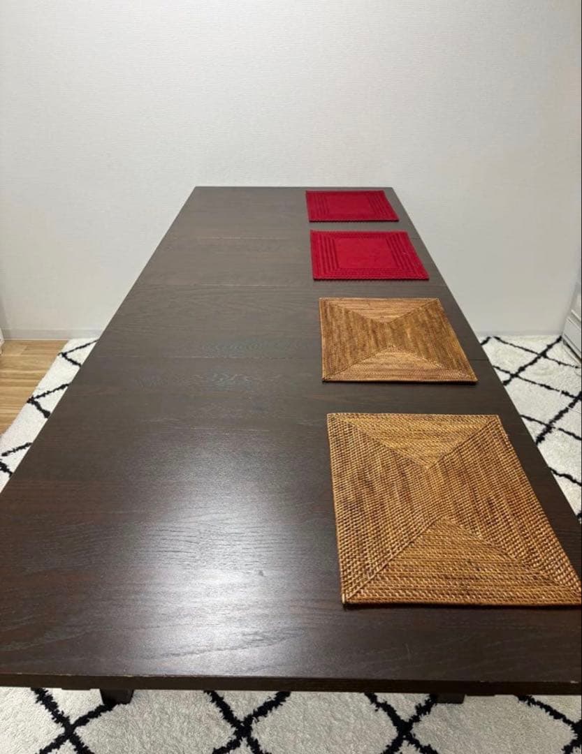 ®️【送料込み】IKEA イケア 伸長式ダイニングテーブル BJURSTA