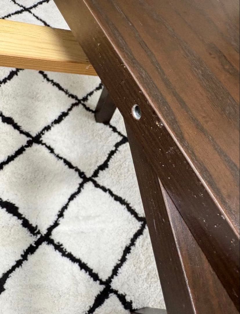 ®️【送料込み】IKEA イケア 伸長式ダイニングテーブル BJURSTA