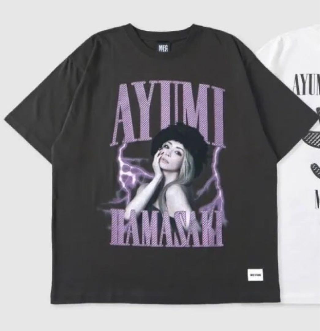 浜崎あゆみ MFC コラボ Tシャツ Lサイズ ブラック - メルカリ