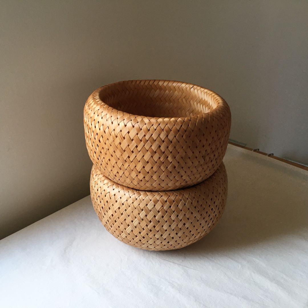 ヨーガンレール 竹籠 2点 ババグーリ かご - メルカリ