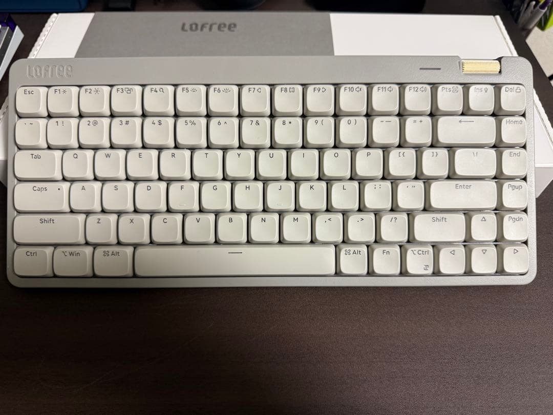 Lofree FLOW LITE 84 グレー Lofree Flow LITE Mechanical Keyboard Review - digitalchumps