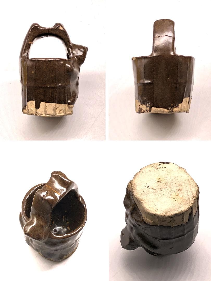 白釉・褐釉 対水滴 】 宋代 宋窯 化粧箱入り 中国古玩・骨董の通販はau