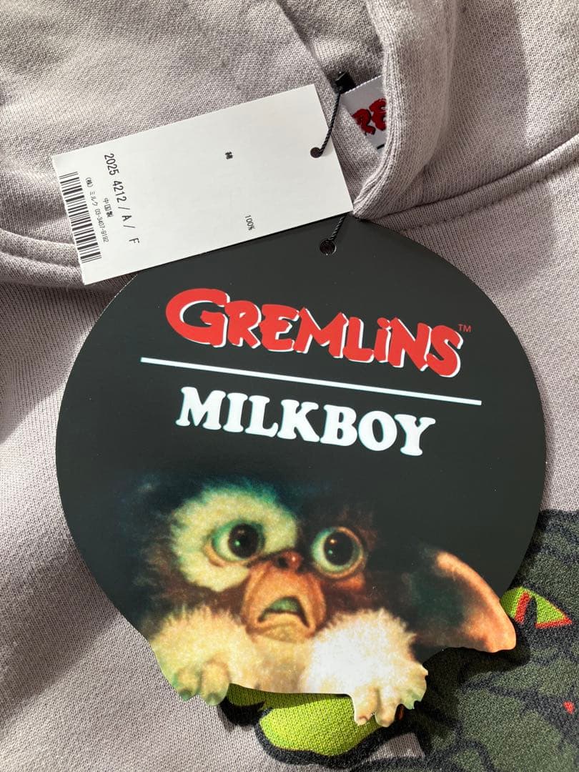 MILKBOY グレムリン パーカー フーディー　グレー　フリーサイズ　新品