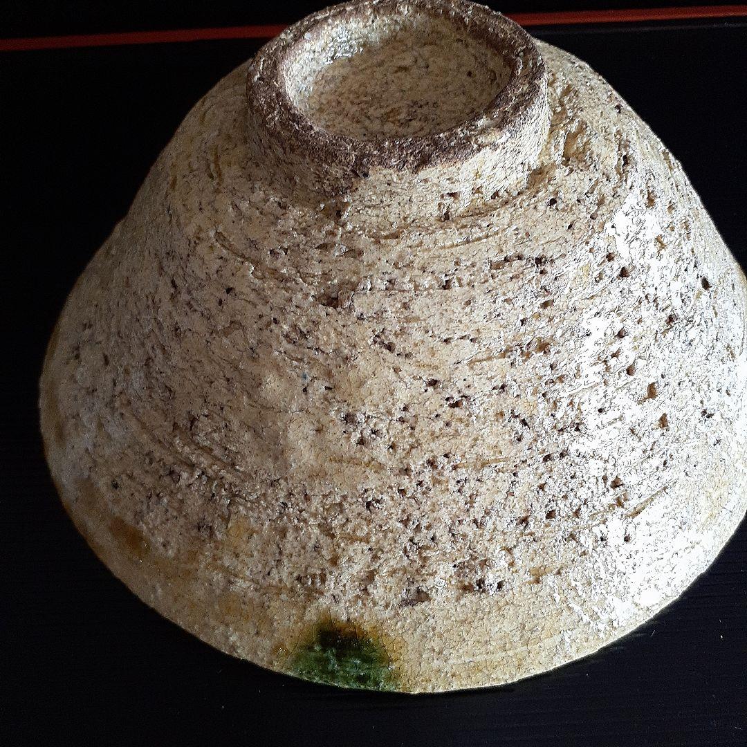 園田幸泰作焼〆象嵌線文様大壺花入れ花生華道具花器オブジェ共箱