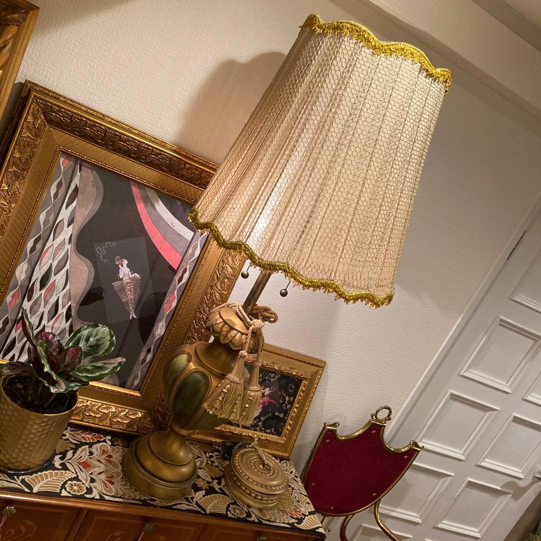 レア】オニキスキャンドルホルダー 4灯 /ヴィンテージ vintage ランプ