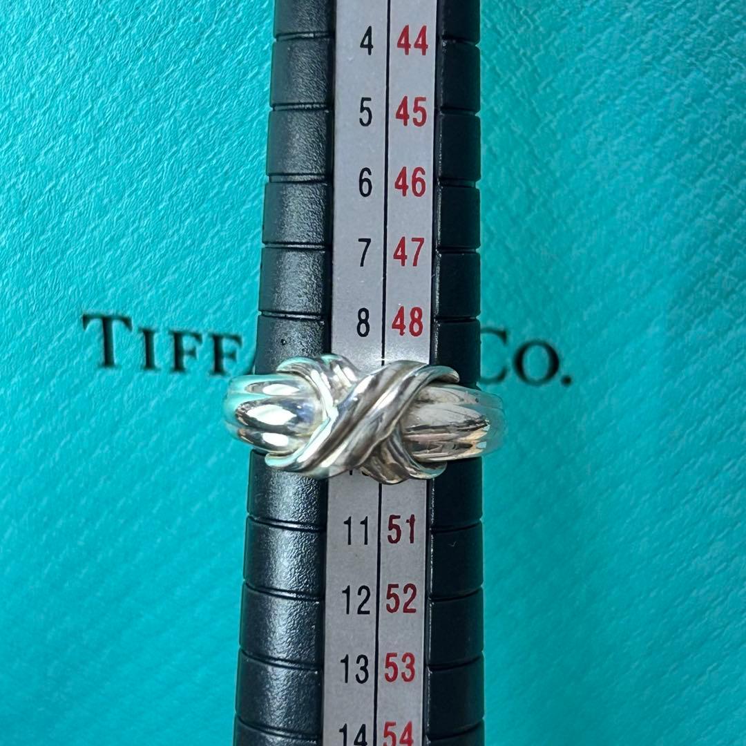 Tiffany ティファニー シグネチャー クロス リング 10号
