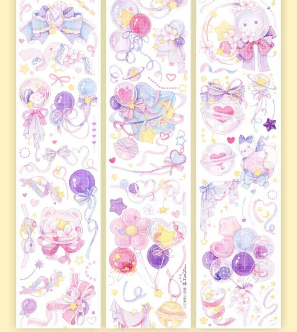 巻売 503☆ 海外 マスキングテープ マステ PET 装飾 動物 兎 贝壳光