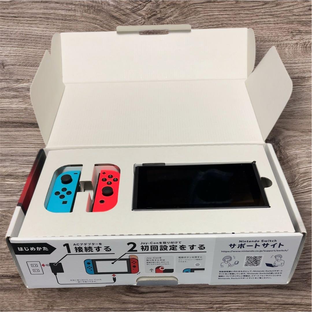 Nintendo Switch本体 ネオンブルー、レッド【動作確認済】