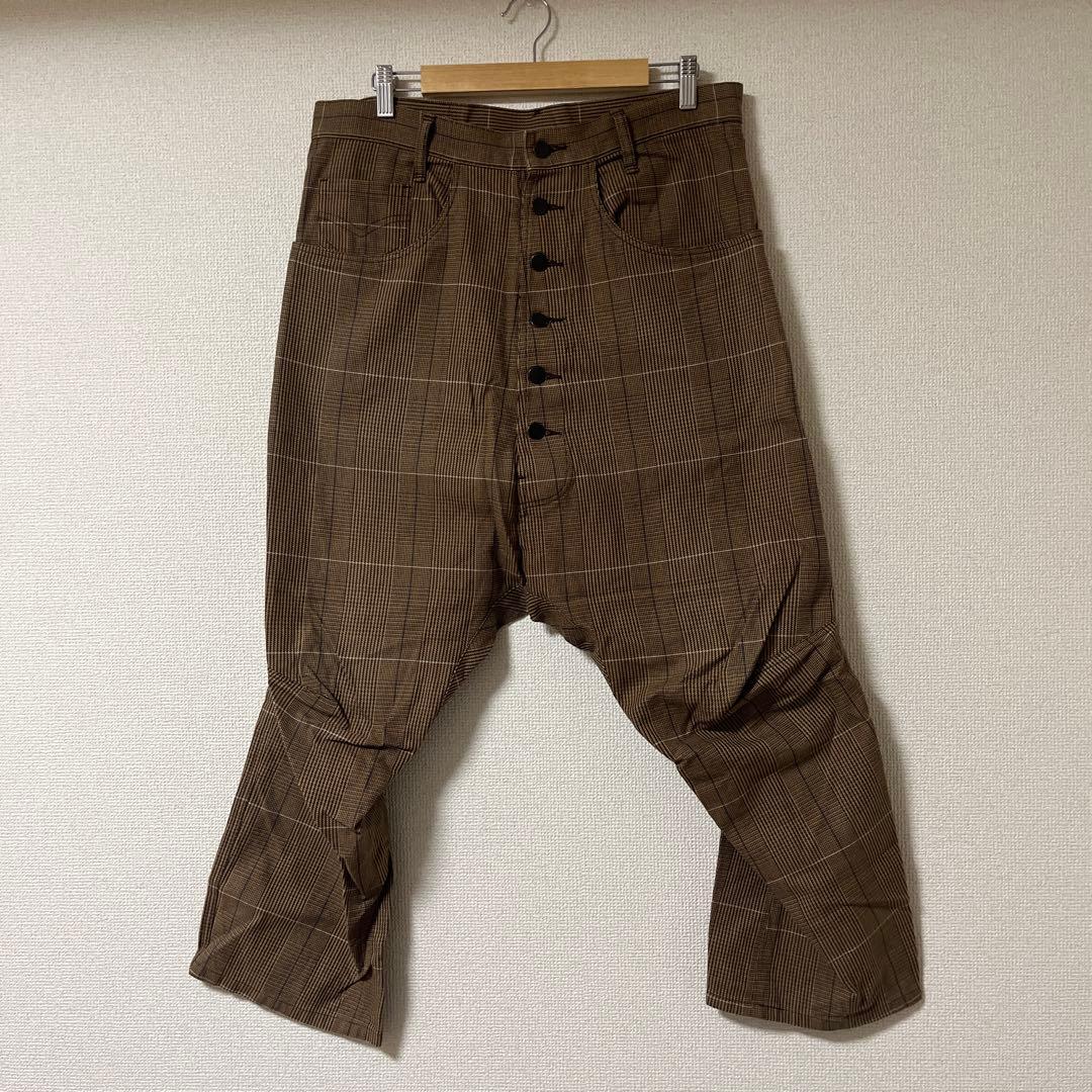 NEMETH ネメス チェック サルエルパンツ サイズS