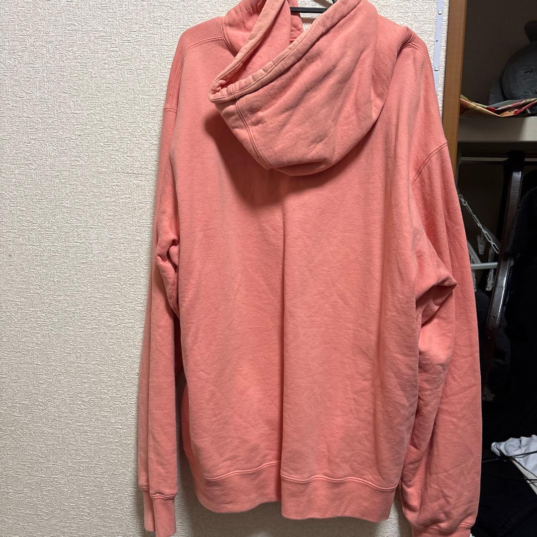 Supreme ピンク フード付きパーカー