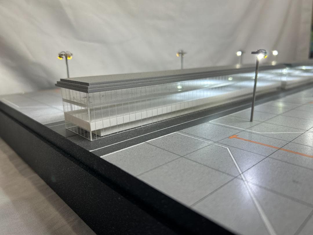 空港ジオラマ模型 DeltaGroove 1514 terminal 1/400