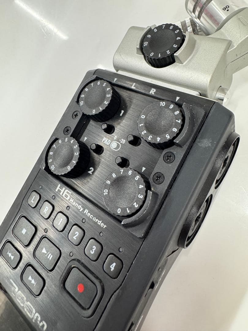 ZOOM H6 ハンディレコーダー 本体とACアダプター(訳あり)