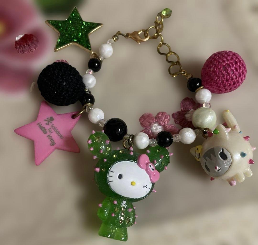 ハローキティ tokidokiコラボ　ブレスレット　激レア　平成レトロ