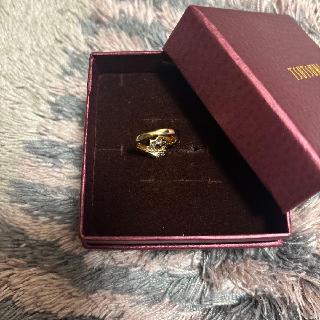 TSUTSUMI フラワーモチーフリング