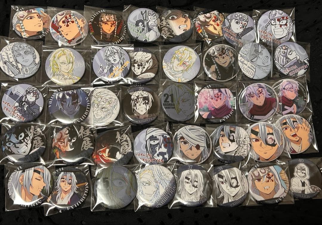 鬼滅 柱展 柱百景 エモーショナル缶バッジ エモ缶 宇髄天元 全