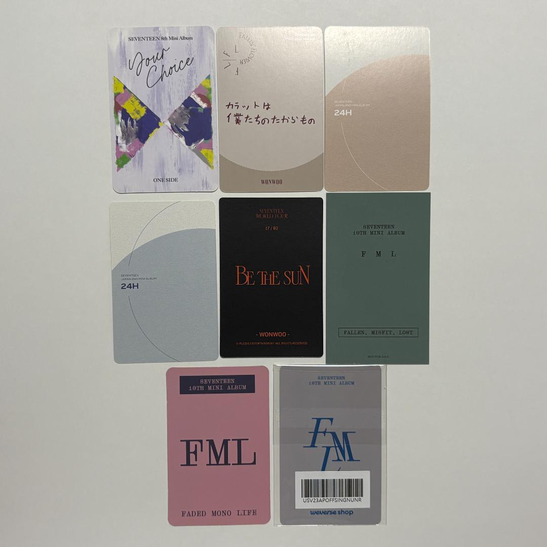 SEVENTEEN ウォヌ トレカ まとめ売り 33枚 ラキドロなど - メルカリ