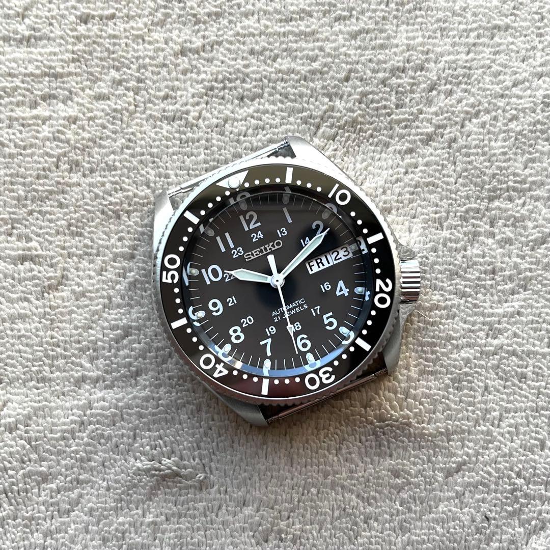 7s26-3060 SNX427 カスタム ミリタリーウォッチ ダイバーズ