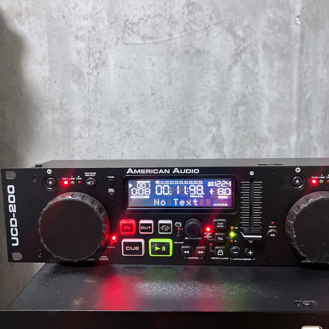 希少】アメリカンオーディオ デュアルCDプレーヤー UCD-200 CDJ