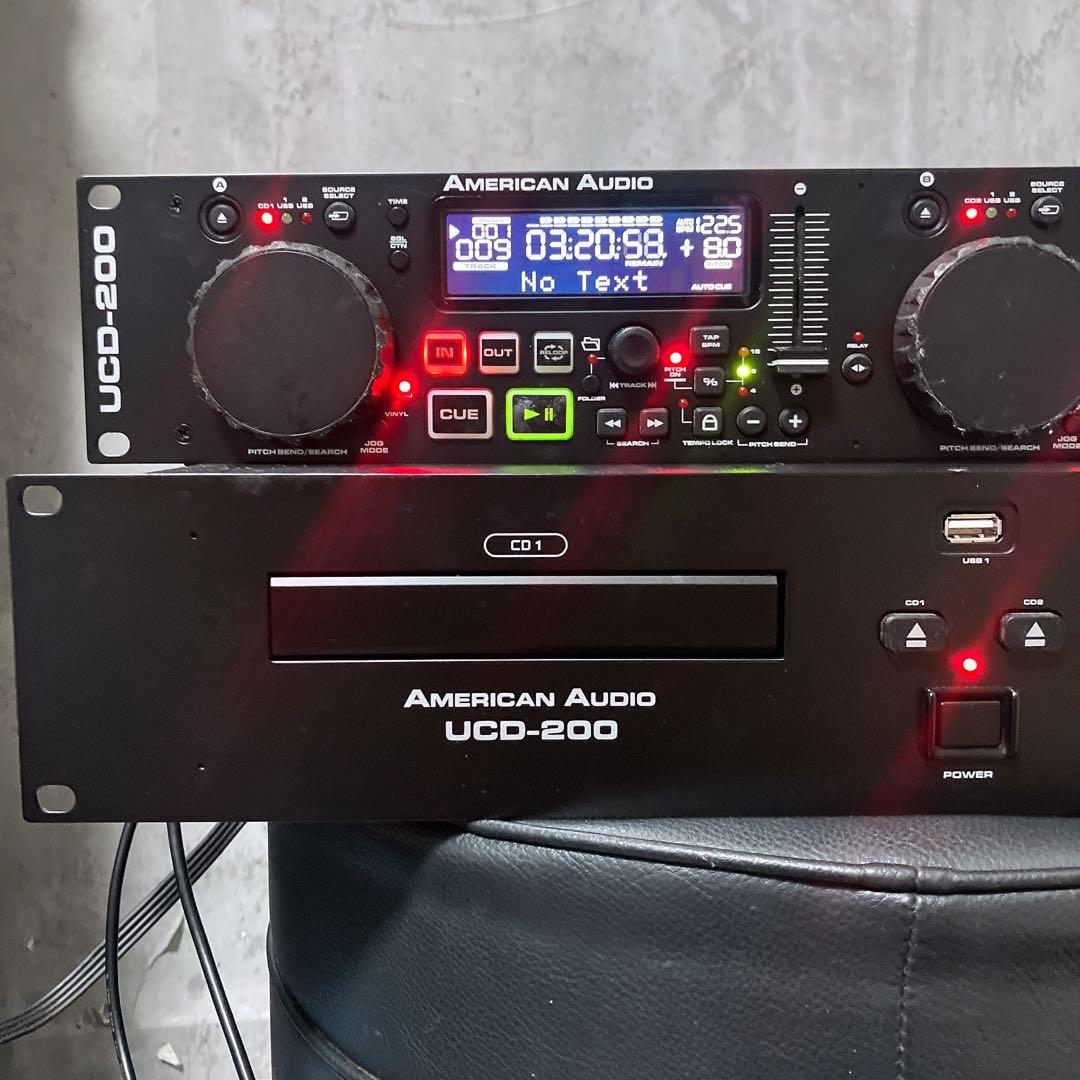 希少】アメリカンオーディオ デュアルCDプレーヤー UCD-200 CDJ