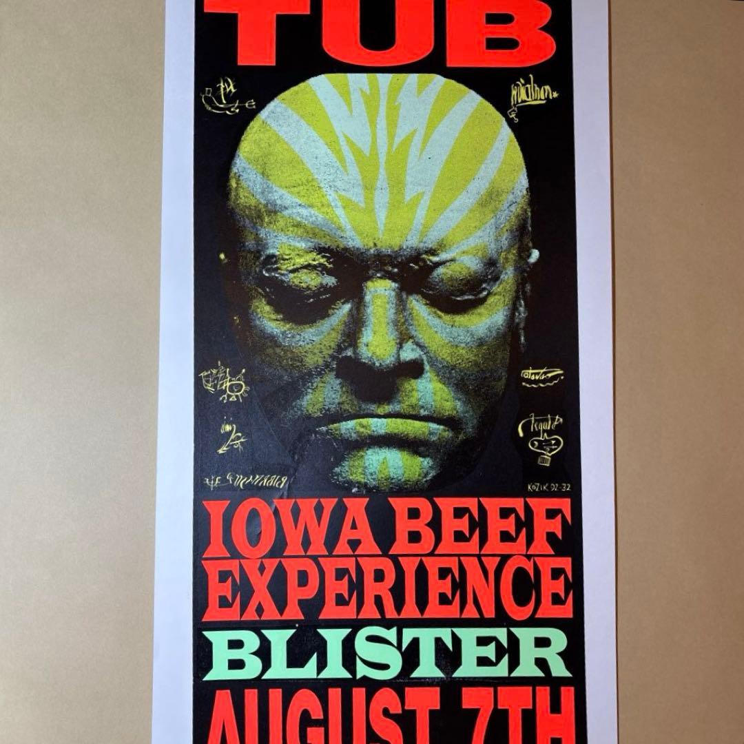 KOZIK STEEL POLE BUTH TUB シルクスクリーンポスター - メルカリ