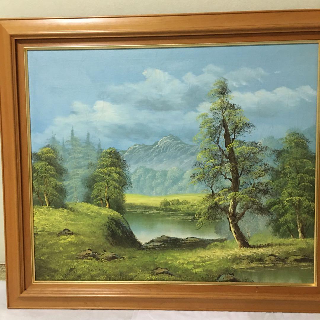 乙丸哲延、セーヌは流れる、希少な画集より、新品高級額・額装付