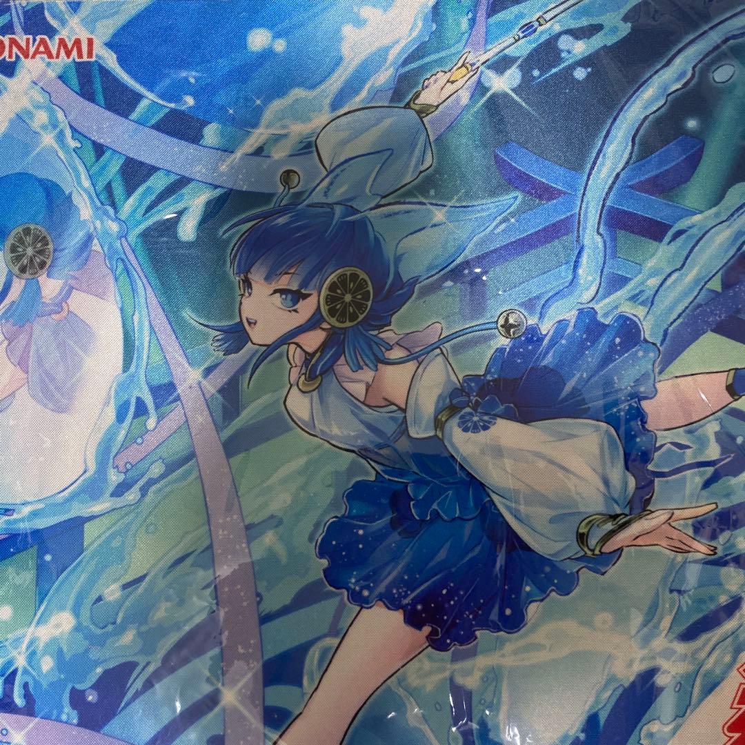 遊戯王OCG プレイマット 2024 御巫の水舞踏 御巫の火叢舞