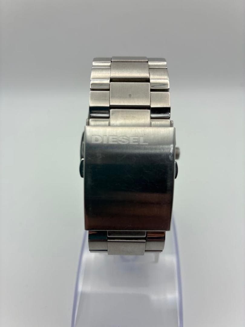 美品DIESEL DZ-4265 クロノグラフ SLV クオーツ 腕時計　稼働