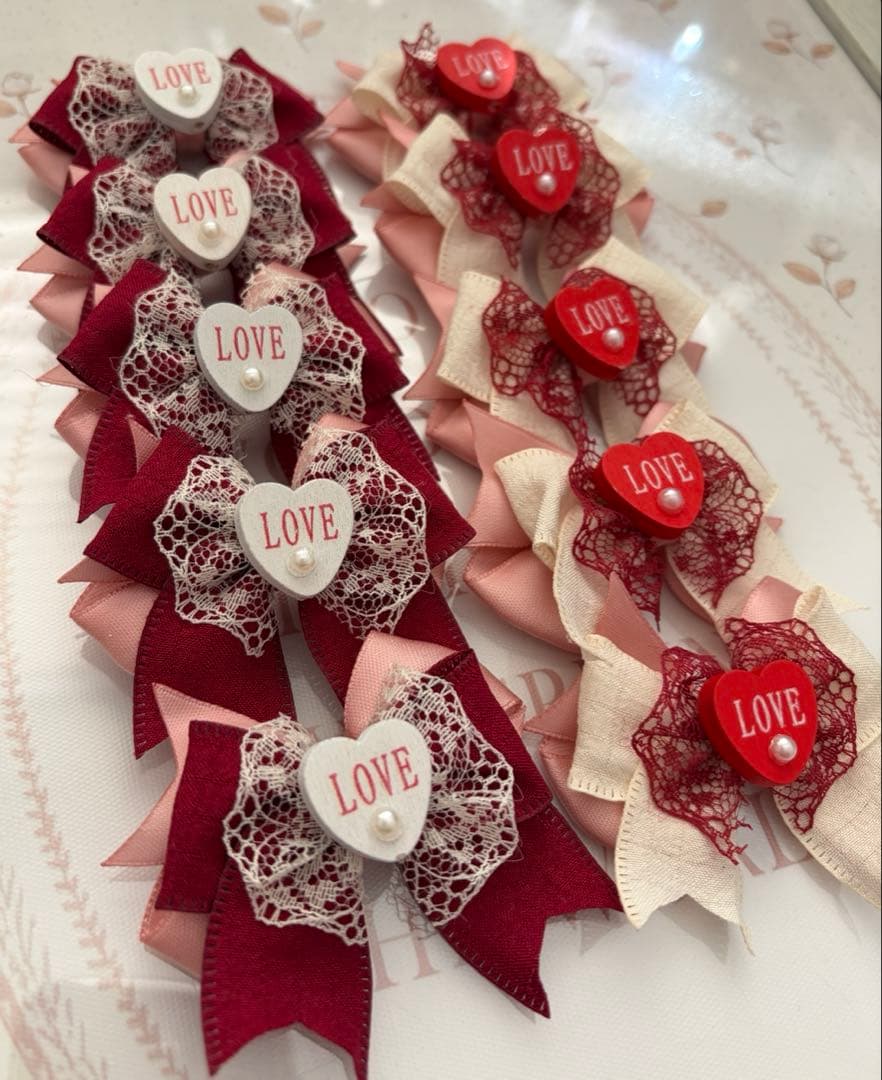 594】トリミングチョーカー＊バレンタインホワイトデー＊10本 - メルカリ