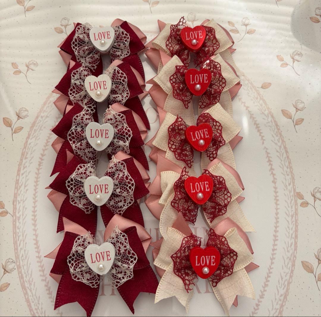 594】トリミングチョーカー＊バレンタインホワイトデー＊10本 - メルカリ