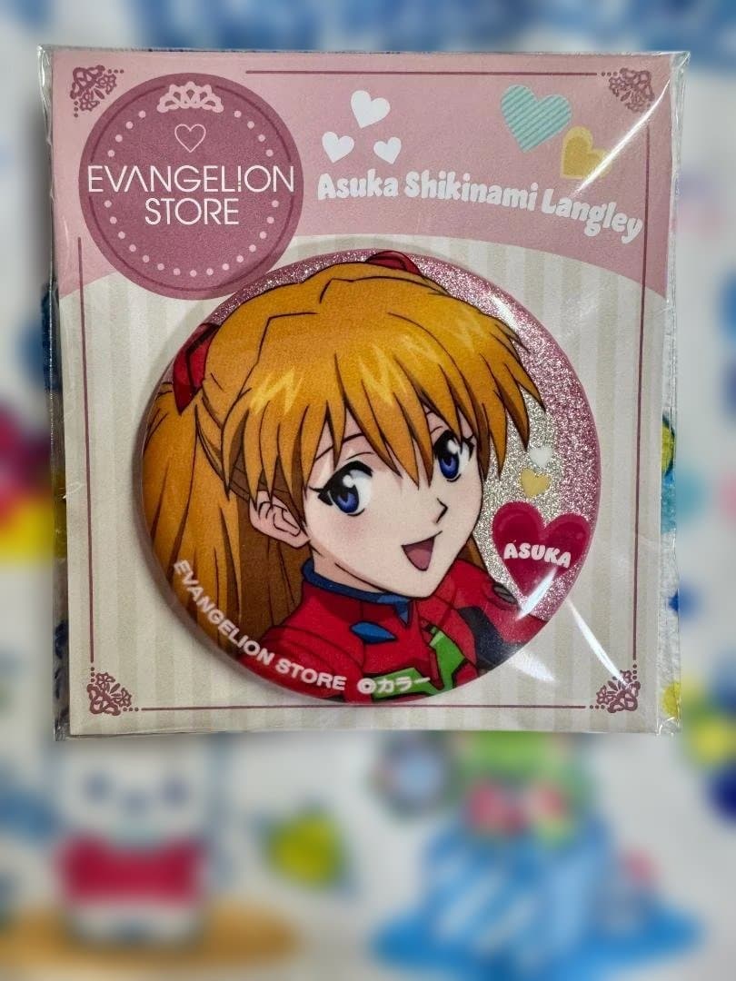 アスカ プラグハーツ・ハート 缶バッジ EVANGELION STORE - メルカリ
