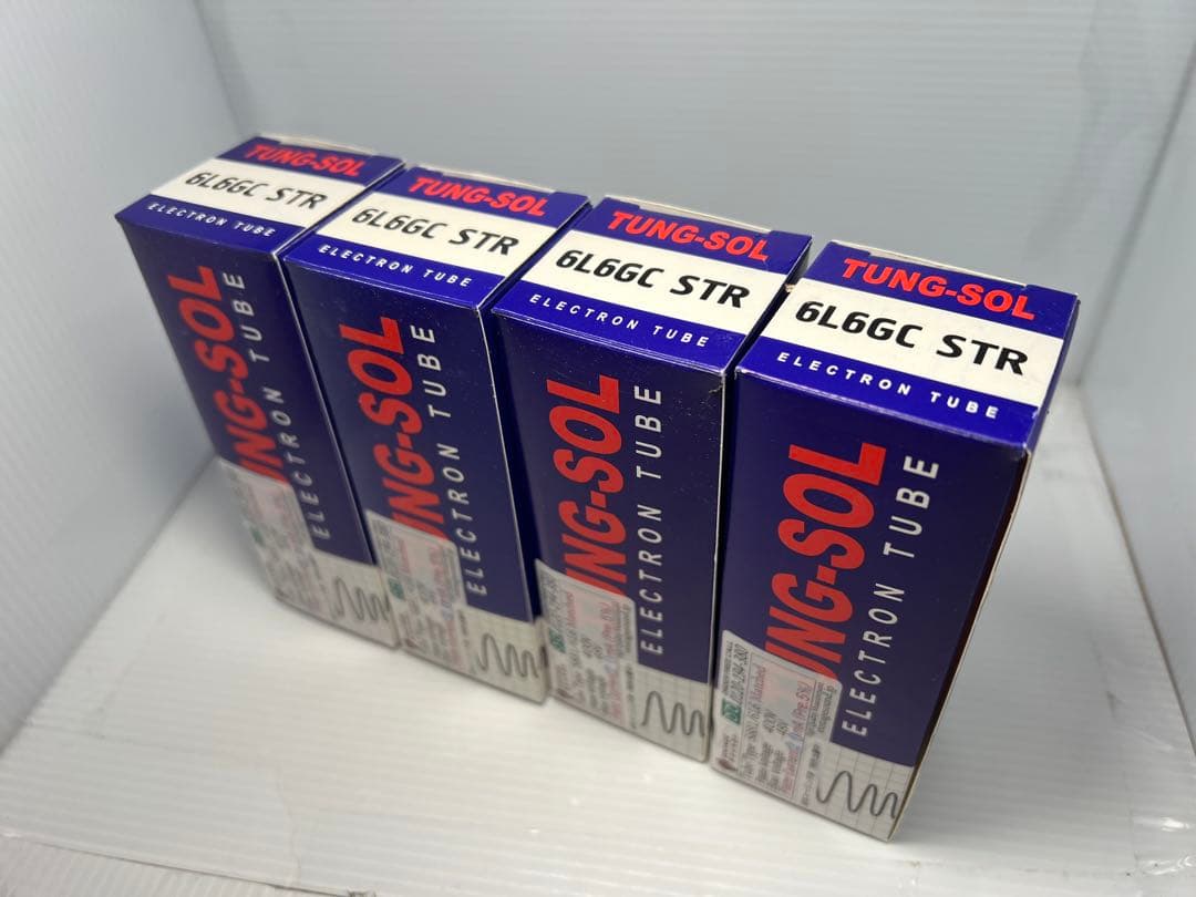 6L6GC STR TUNG-SOL 中パワー真空管PX22 4本セット Tung-Sol 6L6GC 
