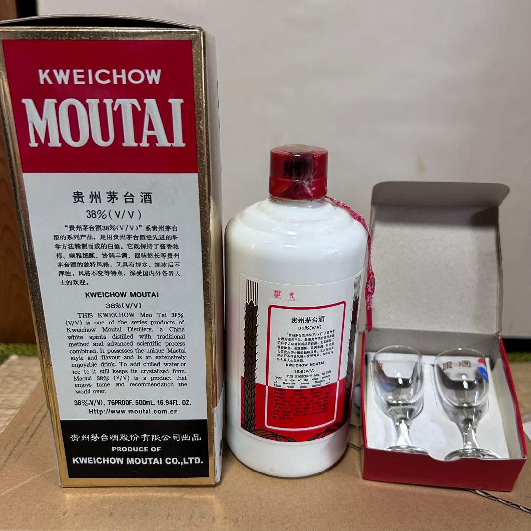 未開栓 古酒 2007年製 貴州茅台酒 MOUTAI ミニグラス付 500ml