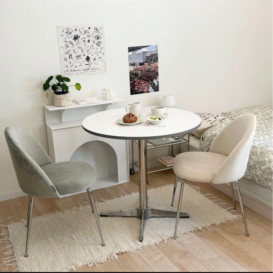 韓国インテリア　セントラルラウンドテーブル　80cm