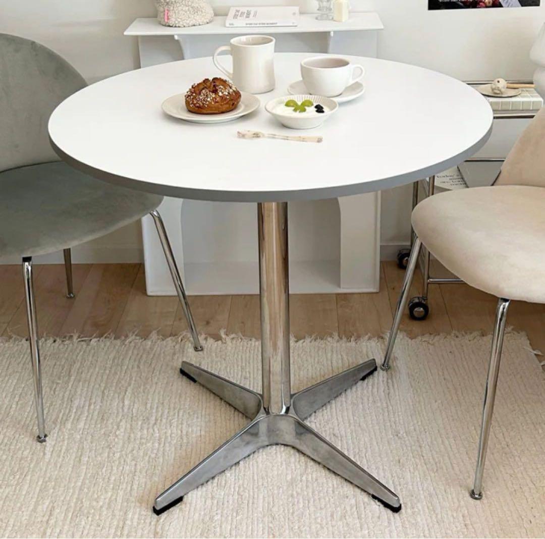 韓国インテリア　セントラルラウンドテーブル　80cm